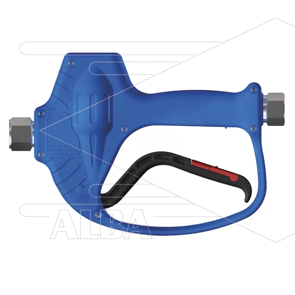 Linear 120/280 - Hogedrukpistool - blauw - 280 Bar - 120 l/min - max 100°C - 2 x 1/2" BSP bi - Afbeelding 1