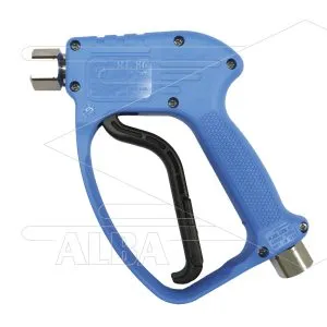 RL86 - Hogedrukpistool - RVS316 - met swivel - 180 Bar - 80 l/min - max 160°C - 2 x 1/2" bi - voor schuim - met grote doorlaat