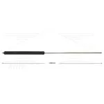 ST007 lans - L=1500mm - recht - RVS - isolatie L=500mm - 400 Bar - max 150°C - 2 x 1/4" bu