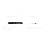 RP2 lans - L=900mm - gebogen - RVS - open isolatie L=395mm - 250 Bar - max 150°C - 2 x 1/4" bu