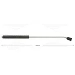 MT3 lans - L=1700mm - gebogen - RVS - isolatie 2 x L=290mm - 250 Bar - max 160°C - 2 x 1/4" bu - incl. nozzlebeschermer