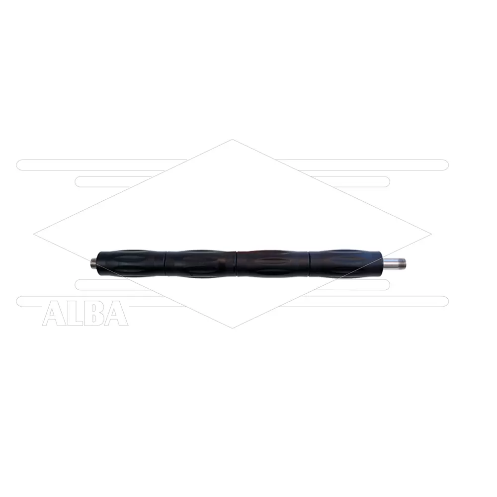 119011 RP10 lans - L=430mm - recht - RVS - isolatie L=395mm - 400 Bar - max 80°C - 2 x 1/4" bu - Afbeelding 1