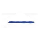 RP10 lans - L=430mm - recht - RVS - blauw - isolatie L=390mm - 400 Bar - max 80°C - 2 x 1/4" bu