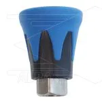 Nozzlebeschermer ST10 - RVS - Blauw/Zwart - 1/4" bi
