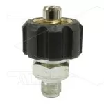 1/2" - snelkoppeling wartel - messing - 250 Bar - Ø11mm - max 150°C - 1/4" bu