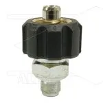 1/2" - snelkoppeling wartel - messing - 250 Bar - Ø11mm - max 150°C - 3/8" bu