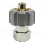 1/2" - snelkoppeling wartel - RVS - 250 Bar - Ø11mm - max 150°C - 1/4" bi