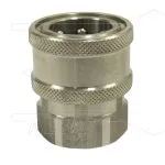 ARS350 - koppeling - RVS - 350 Bar - max 90°C - passend op Nilfisk-Alto - 1/4" bi