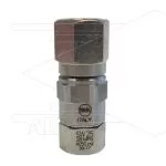 SW25 - Swivel - RVS / messing - 250 Bar - 40 l/min - max 90°C - 30 tpm - 3/8" bi x 1/4" bi