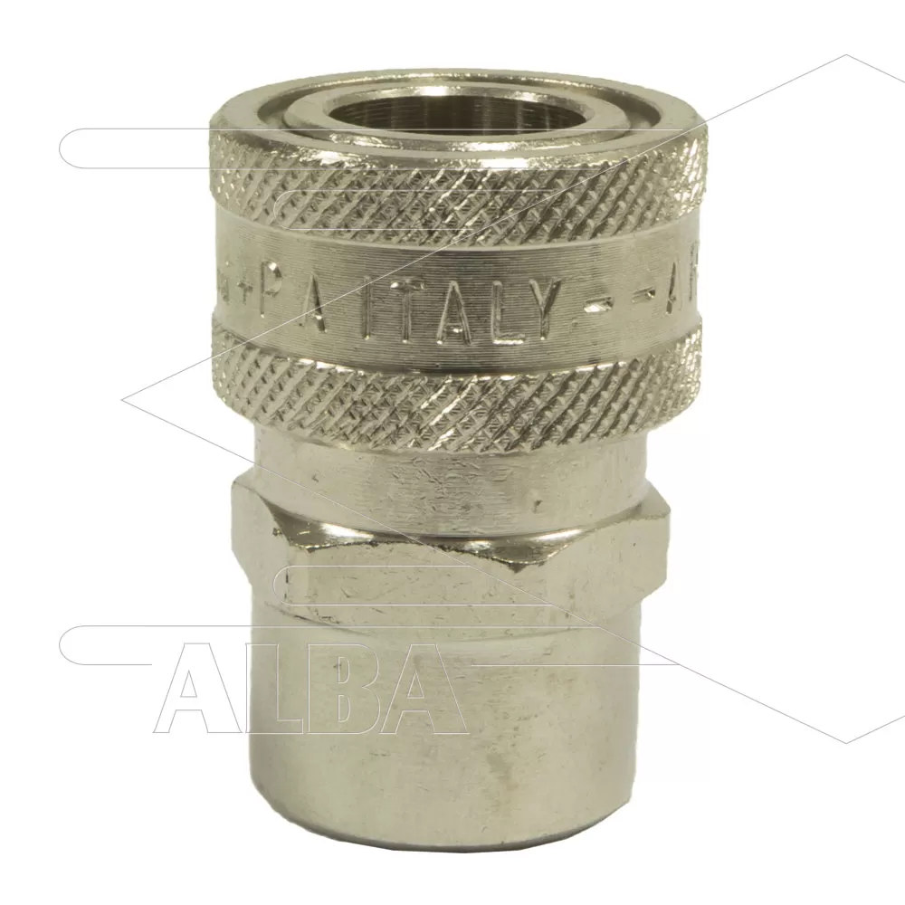 ARS250 - koppeling - messing - 250 Bar - max 90°C - 3/8" bi - Afbeelding 1