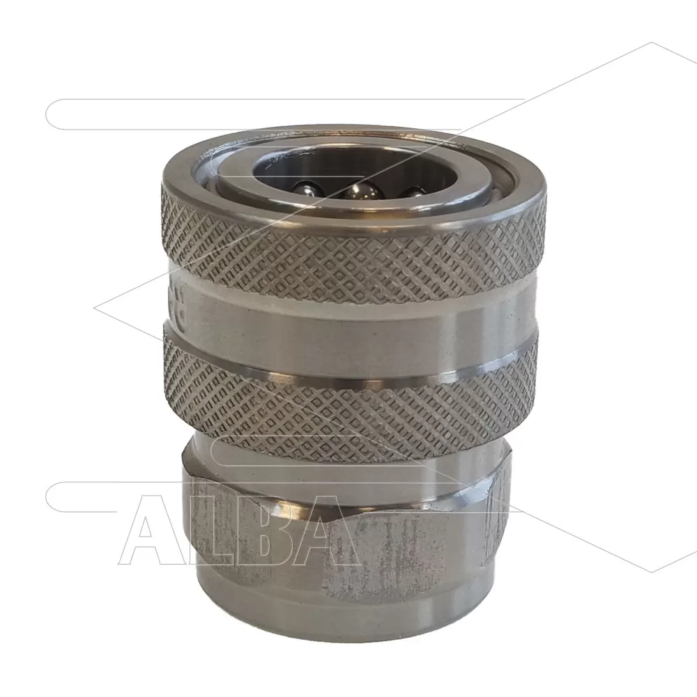 RP-Click - snelkoppeling - RVS - 250 Bar - Ø15,9mm - max 200°C - passend op Snap-Tite - 1/2" bi - Afbeelding 1