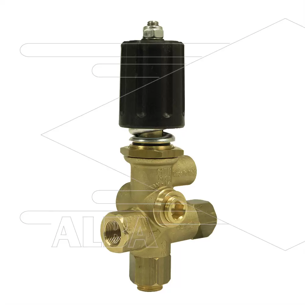 MG4000 - drukregelautomaat - 310 Bar - 40 l/min - max 90°C - In: 3/8" bi - Uit: 3/8" bi - Bypass: 3/8" bi - paneelmontage - Afbeelding 1