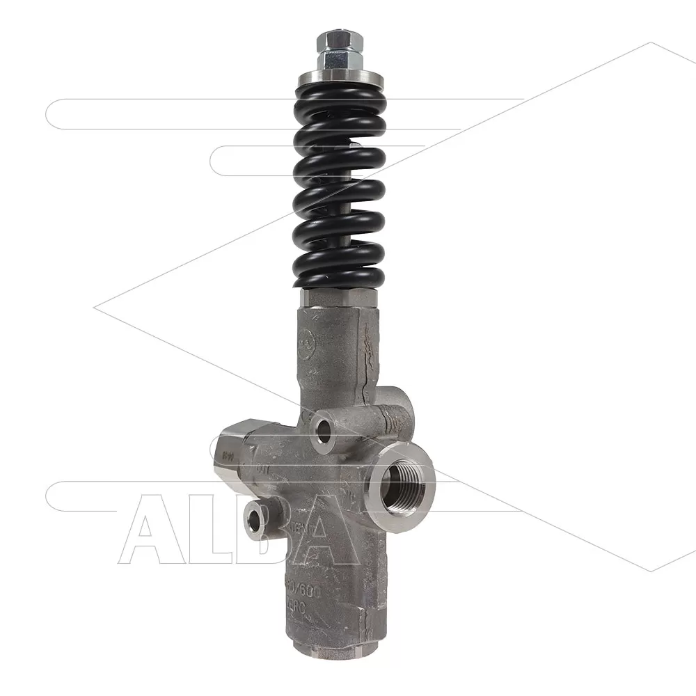 VB60/600 Zero - RVS303 - 600 Bar - 9 tot 60 l/min - max 60°C - In: 1/2" bi - Uit: 1/2" bi - Bypass: 1/2" bi - Afbeelding 1