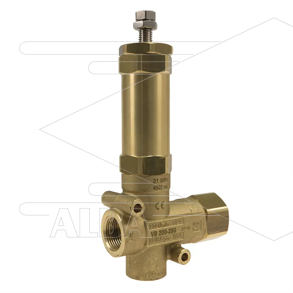 VB450/300 - 300 Bar - 450 l/min - max 60°C - In: 1 1/4" bi - Uit: 1 1/4" bi - Bypass: 1 1/2" bi - Afbeelding 1