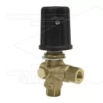 VB9 - drukregelautomaat - met knop - 220 Bar - 30 l/min - 60°C - In: 3/8" bi - Uit: 3/8" bi - Bypass: 3/8" bi - paneelmontage