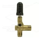 VB85/160-RV - met knop - 160 Bar - 80 l/min - max 90°C - In: 1/2" bi - Uit: 1/2" bi - Bypass: 1/2" b