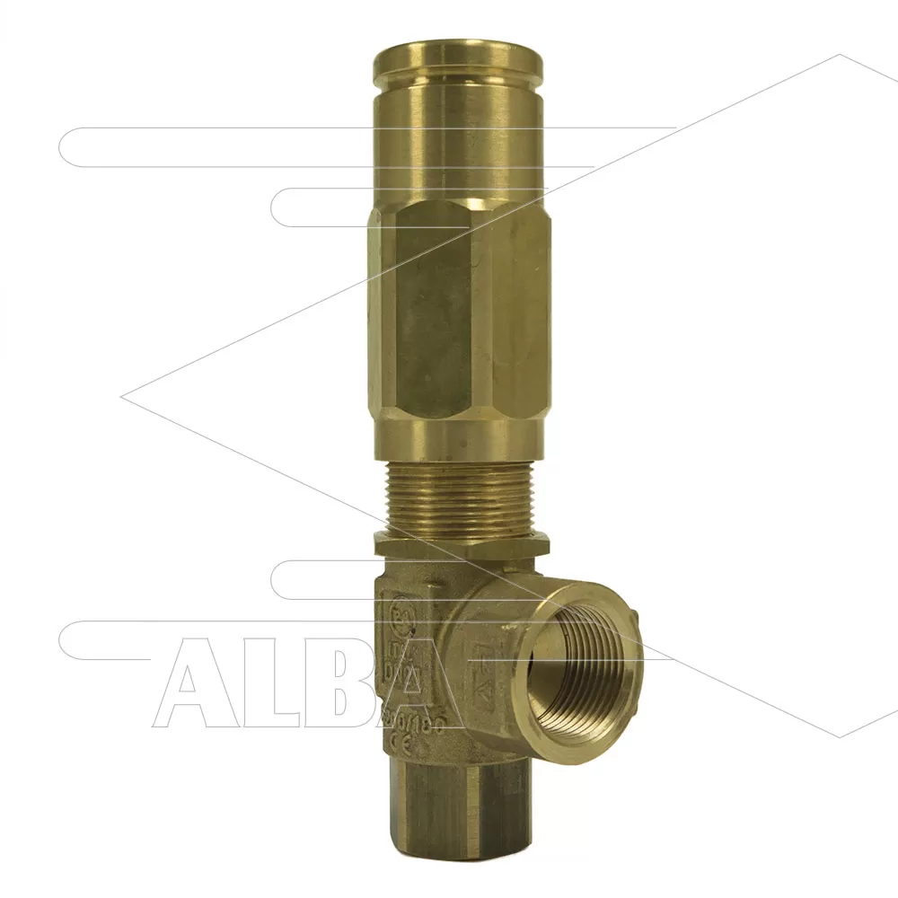VS200/200 - veiligheidsventiel - 200 Bar - 200 l/min - 60°C - In: 3/4" bi - Bypass:1/2" bi - BSP - Afbeelding 1