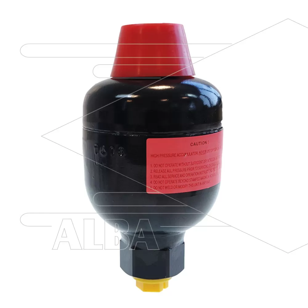 Accumulator 0,10 ltr - 210 Bar - 3/8" bi - NPT - Afbeelding 1