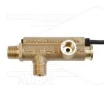 FL3 - stromingsschakelaar - Delrin drijver - 250 Bar - 30 l/min - 2 x 3/8 bu + 1/4" bi manometer"