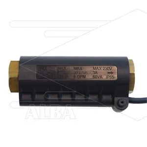 FL7 - stromingsschakelaar - 350 Bar - min 6 l/min horizontaal - 9 l/min verticaal - 2 x 3/8 bi