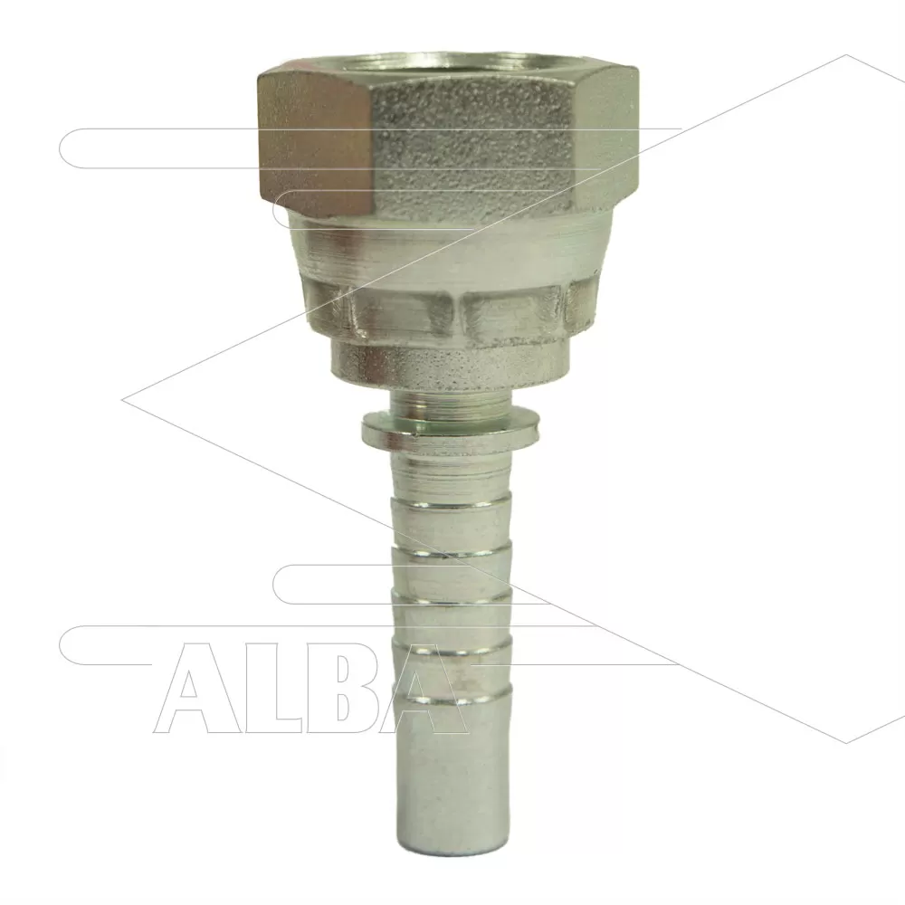 Persnippel 5/16 - 1/4" wartel - SW19 - staal - Afbeelding 1