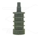 Zuigfilter grijs PPL - RVS verzwaard - 6 tot 8mm tule met klep