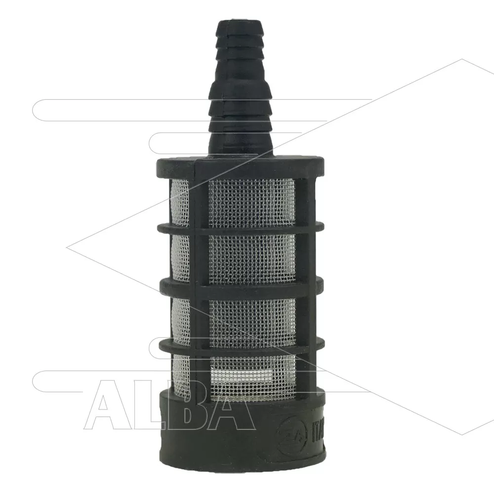 Zuigfilter PPL - messing verzwaard - 6 tot 8mm tule - Afbeelding 1