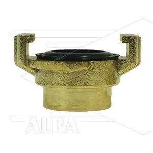 Snelkoppeling - messing - Geka - 3/4 bi