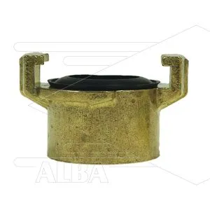 Snelkoppeling - messing - Geka - 1 bi