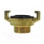 Snelkoppeling - messing - Geka - 3/4 bu