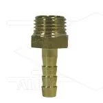 Slangpilaar - messing - Ø6mm - 1/4 bu