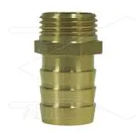 Slangpilaar - messing - Ø20mm - 1/2 bu