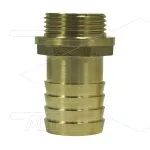 Slangpilaar - messing - Ø25mm - 3/4 bu
