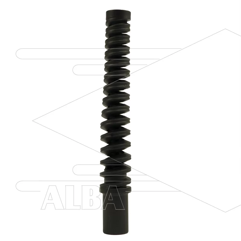 Knikbescherming zwart spiraal 13,5mm - Afbeelding 1