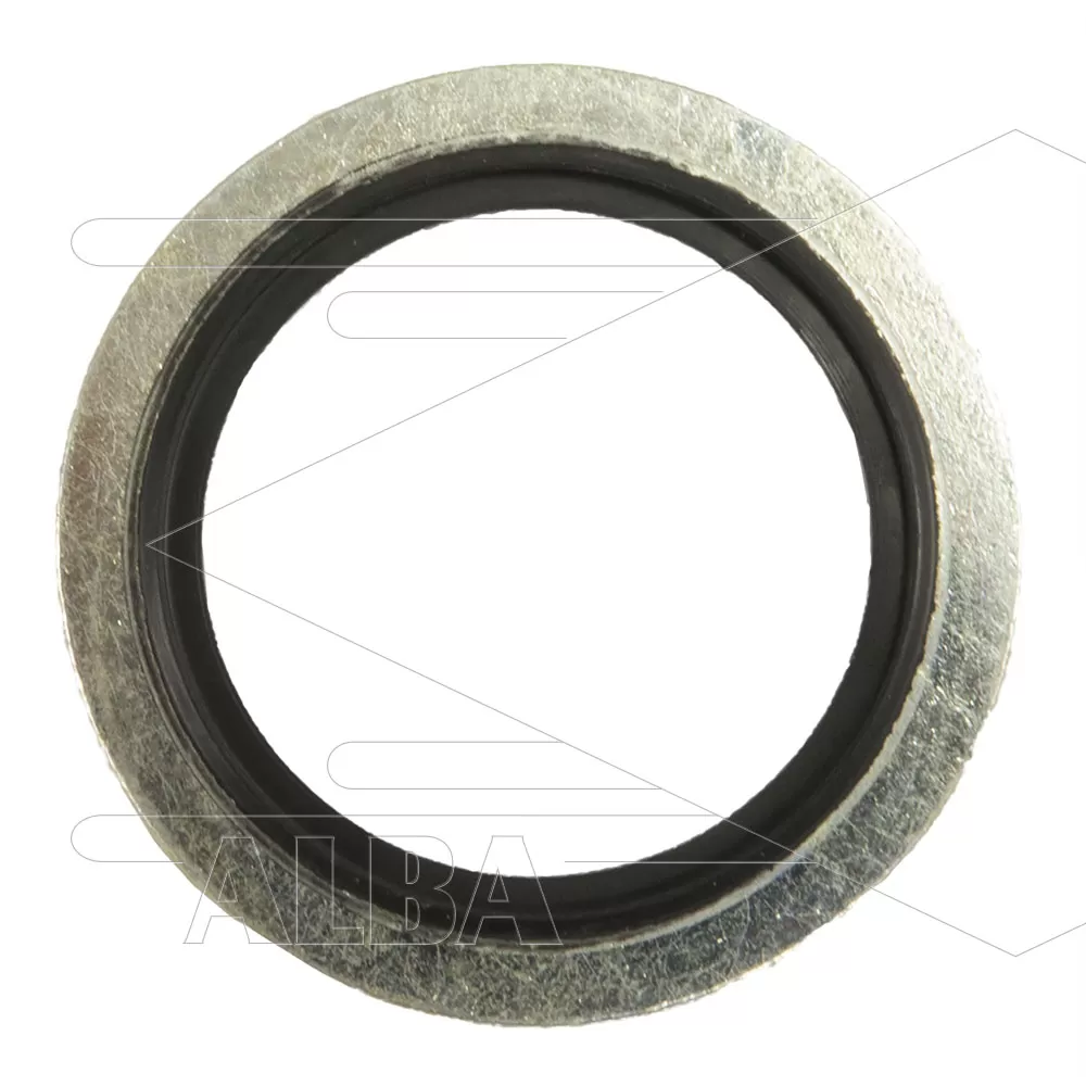 Multiseal afdichtring - staal - 1 - dikte 2,5mm - Afbeelding 1