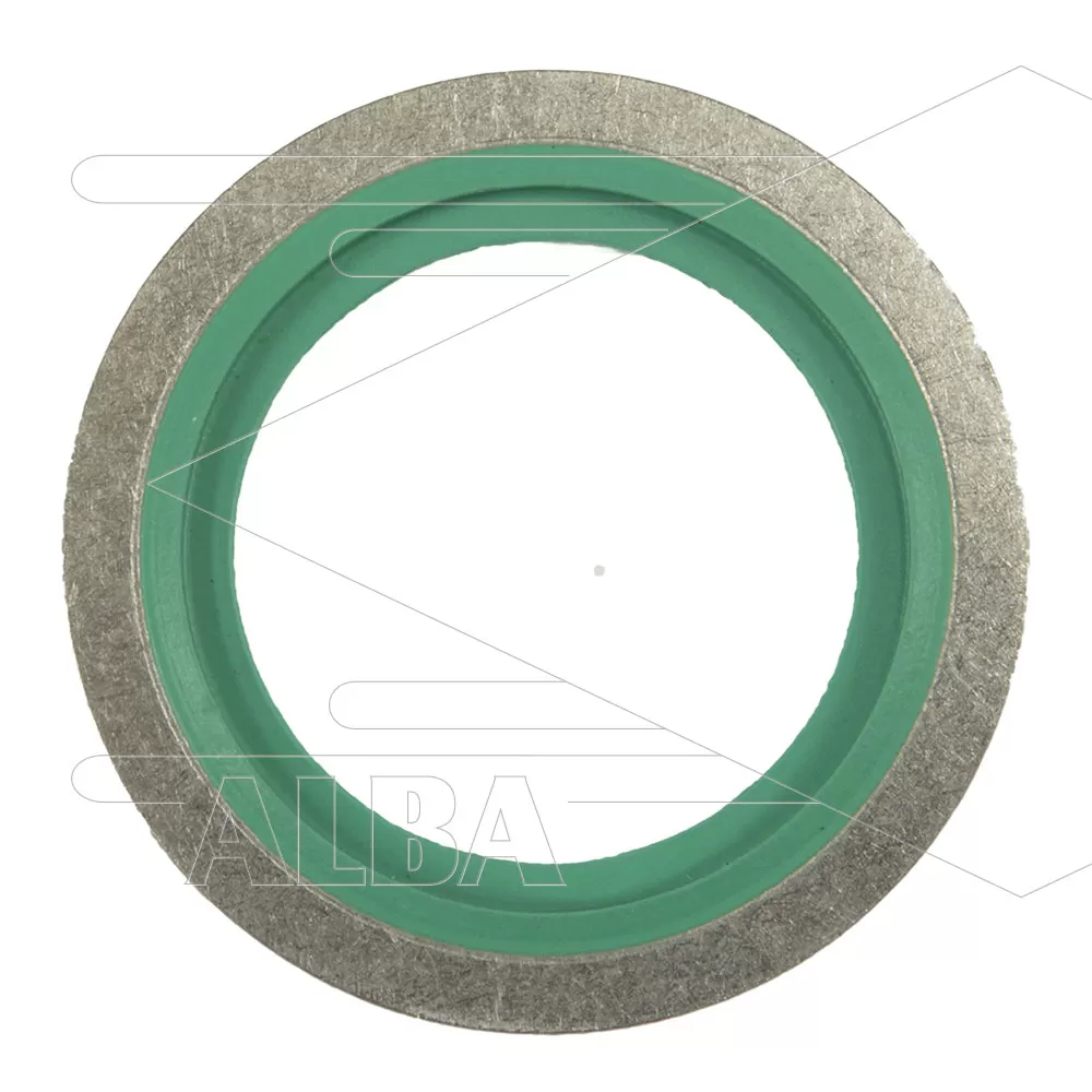 Multiseal afdichtring - RVS - 3/8 - dikte 1,5mm - Afbeelding 1