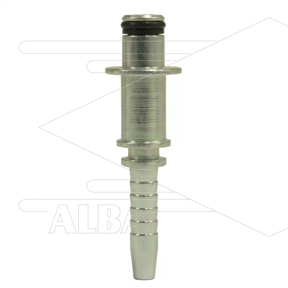 Persnippel 1/4 - Ø10mm - DN06 pistoolaansluiting met Ø15,5mm sluitplaat - Afbeelding 1
