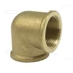 Knie - messing (LD) - 2 x 1/2 bi