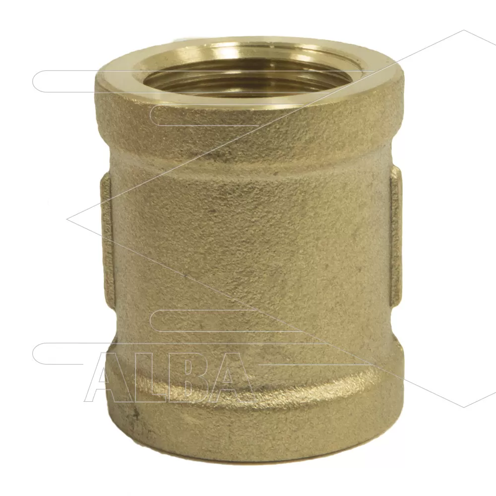 Sok - messing - 2 x 1/4 bi - Afbeelding 1