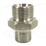 Verloopnippel - RVS - 3/4 bu x 3/8" bu