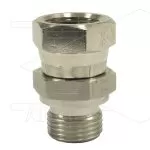Verloopnippel RVS - 1/2 bu x 3/8" wartel - BSP