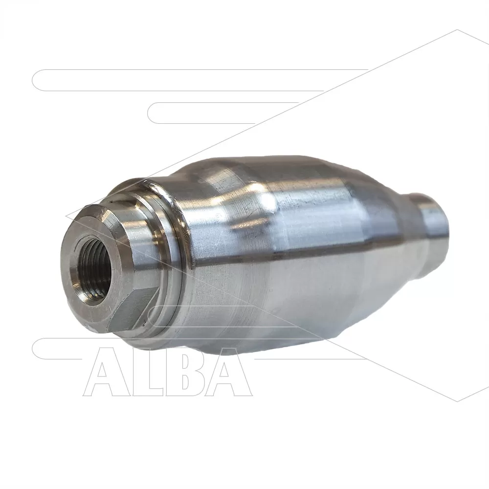 UR60 vuilfrees 0.060 - 1/4 bi - 600 bar - rvs - Afbeelding 1