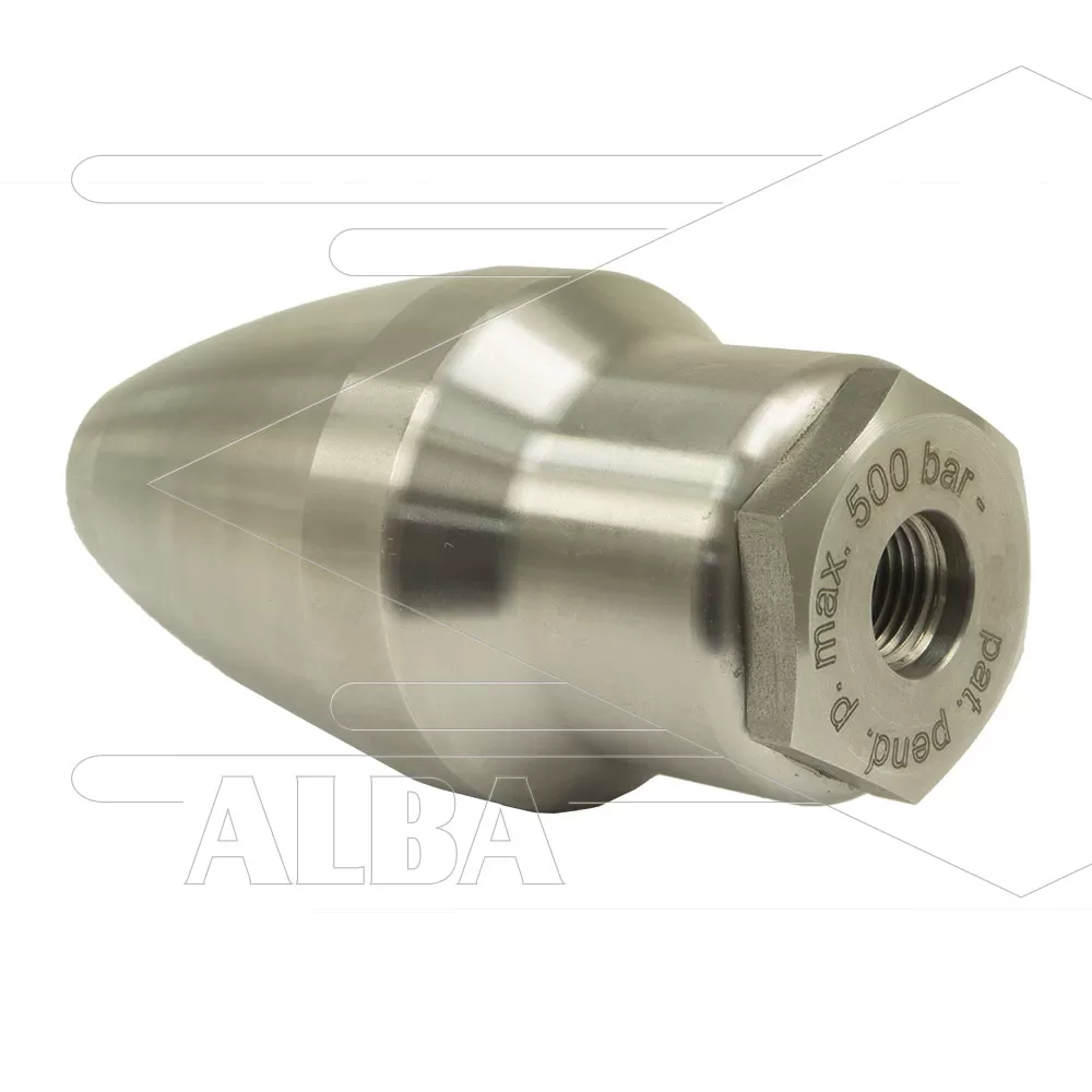 TN500 vuilfrees 0.120 - 1/4 bi - 500 bar - rvs - Afbeelding 1