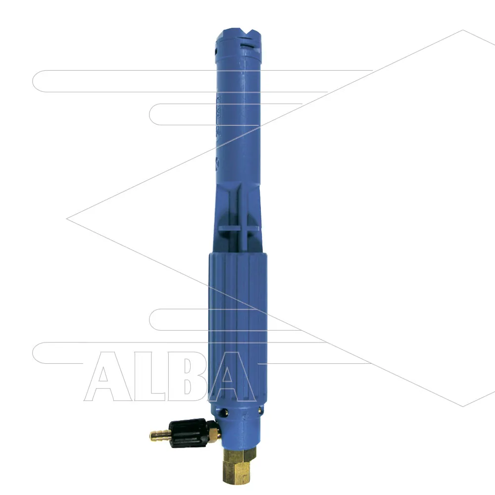 LS10 - schuimlans - blauw met injector - nozzle 1,5mm - 60 tot 200 Bar - 9 tot 15 l/min - 1/4" bi - Afbeelding 1