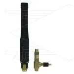 LS12 - schuimlans - zwart (nozzle 1,8mm) + LS12 injector (nozzle 1,2mm) - 60 tot 200 Bar - 5 tot 9 l/min - 1/4" bi