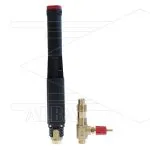 LS12 - schuimlans - zwart (nozzle 2,1mm) + LS12 injector (nozzle 1,4mm) - 60 tot 200 Bar - 8 tot 14 l/min - 1/4" bi