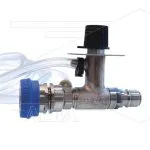 KEW - Schuiminjector - RVS - 200 Bar - 15l/min - 2m zuigslang met zeef - voor agressieve vloeistoffen o.a. Chloor - regelbaar 0 tot 5%