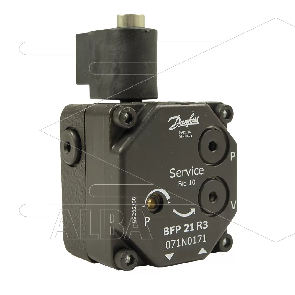 260454 Brandstofpomp - Danfoss - BFP21L3 - 071N7170 - Linksdraaiend- Inclusief spoel 24V-50Hz - Afbeelding 1