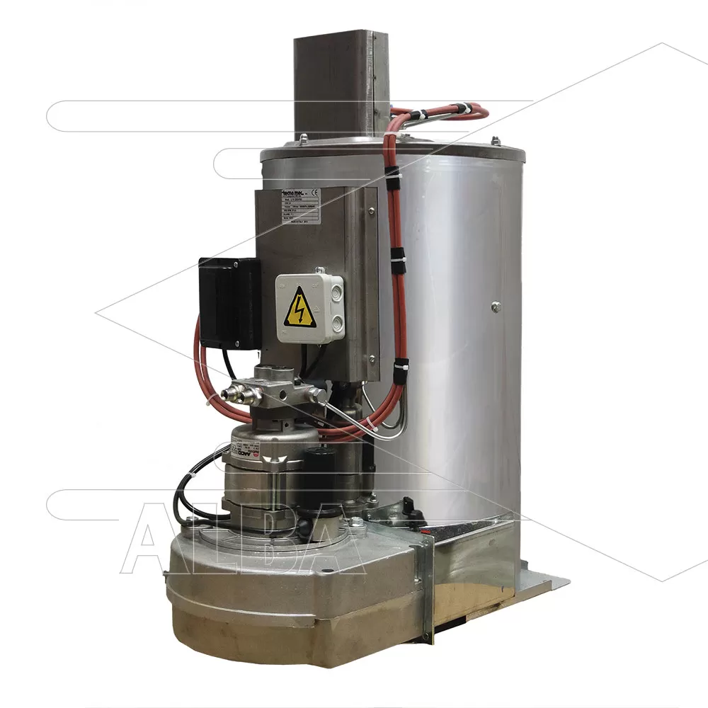 Branderketel - Tecnomec - 230V - 18 t/m 21 l/min - 500 Bar - 78 kW - RVS mantel - Afbeelding 1