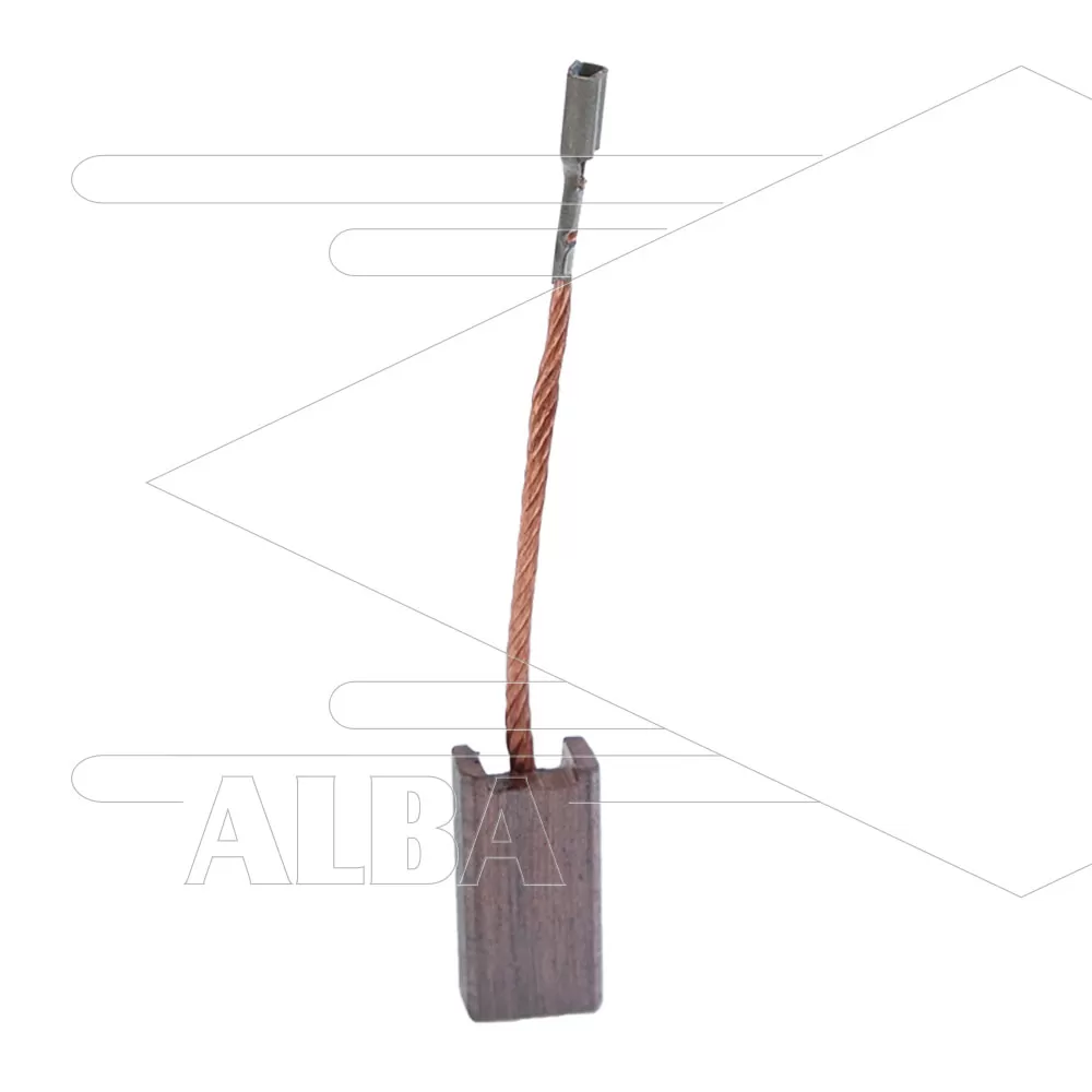 262953 Koolborstel tbv. 12V motor - Afbeelding 1